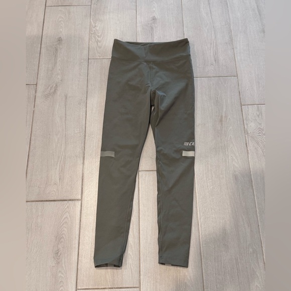 CEP - The Run Tights from CEP. Small. Olive - Picture 12 of 15